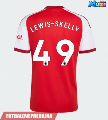 Lacne Muži Futbalové dres Arsenal Myles Lewis-Skelly #49 2026-27 Krátky Rukáv - Domáci